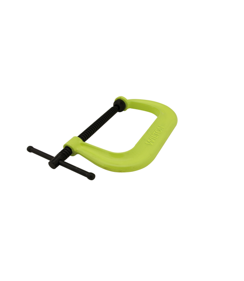 WILTON WL9-14303 406Sf, 400 Series Hi-Vis Safety C-Clamp, 0 - 6-1/16 Opening, 4-1/16 Throat Depth