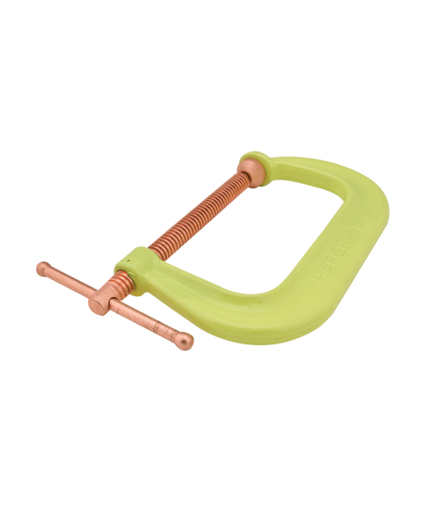 WILTON WL9-20484 406Cs, Spark-Duty Drop Forged Hi-Vis C-Clamp, 0 - 6-1/16 Opening, 4-1/16 Throat Depth