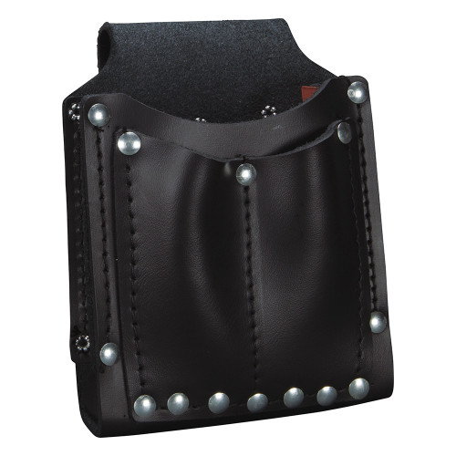 Klein Tools 5145 Utility Pouch, 3-Pocket, Leather