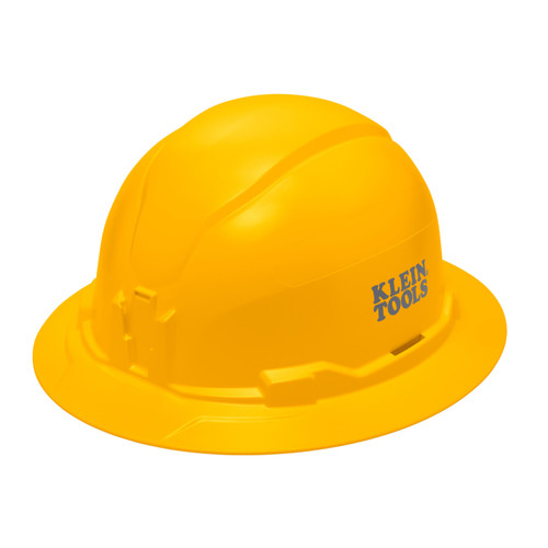 Klein Tools 60489 Hard Hat, Non-Vented, Full Brim Style, Yellow
