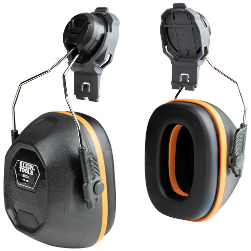 Klein Tools 60532 Hard Hat Earmuffs for Cap Style and Safety Helmets