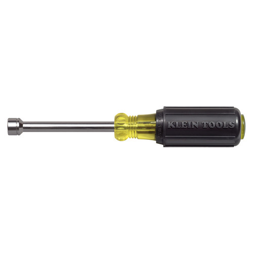 Klein Tools 630-8MM 8 mm Nut Driver, Cushion-Grip, 3-Inch Hollow Shaft