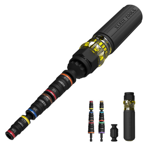 Klein Tools 32914HD 14-in-1 Impact Rated Flip Socket Set