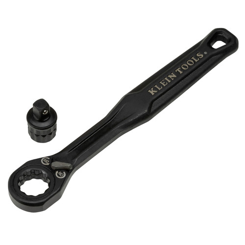 Klein Tools 65301ADP KNECT (S) Pass Through Ratchet and 1/4-Inch Drive Socket Adapter Set