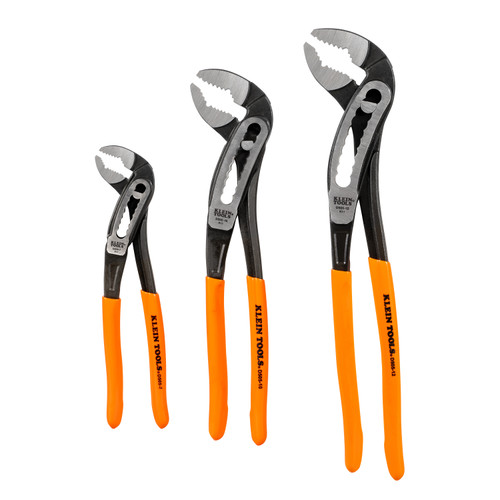 Klein Tools D5053KIT Classic Klaw Pump Pliers Set, 3-Piece
