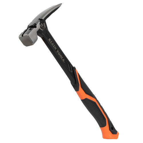 Klein Tools H80918S Smooth Face Steel Claw Hammer, 18-Ounce