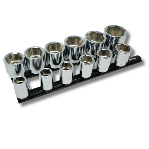 Ko-ken KB-RS6400M/12 3/4" Sq. Drive Chrome Metric Socket Set - 12 Pieces