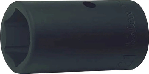 Ko-ken 14118M-19X21 1/2 Sq. Dr. Double Ended Socket  19 x 21mm 6 point Length 57mm