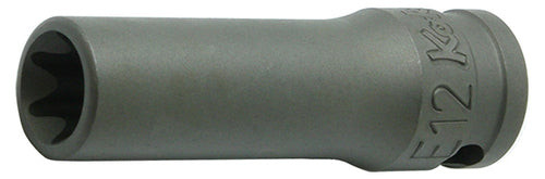 Ko-ken 23325-E10 3/8 Sq. Dr. Industrial Deep TORX® E10 Socket - Length 55mm