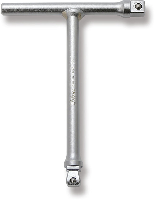 Ko-ken 3716WC 3/8" Sq. Drive T handle with multi-function Wobble-fix and Standard square