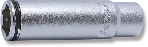 Ko-ken 2350M-5 1/4 Sq. Dr. Deep NUT GRIP® Socket 5mm