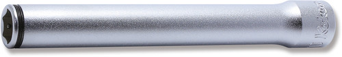 Ko-ken 3350A-7/16(L120) 3/8 Sq. Dr. Extra Deep SAE NUT GRIP® Socket - 7/16mm