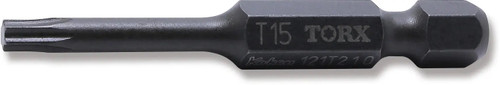 Ko-ken 121T.50-T15 1/4 Hex Dr. TORX® T15 Bit - Length 50mm