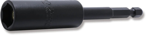 Ko-ken 115G.100-12 1/4 Hex Dr. Nut Setter  12mm 6 point Length 100mm Slide Magnet