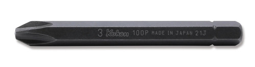 Ko-ken 100P.80-3 5/16 Hex Dr. Bit  PH3  Length 80mm