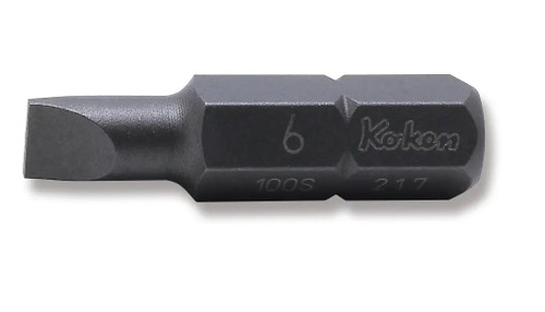 Ko-ken 100S.32-6 5/16 Hex Dr. Bit Slotted 1.0 x 6  Length 32mm