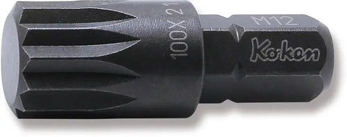 Ko-ken 100X.32-M12 5/16 Hex Dr. Bit XZN M12  Length 32mm