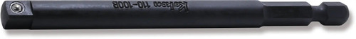 Ko-ken 110-100B 1/4 Hex Dr. Adaptor  1/4 Square Length 100mm Ball type