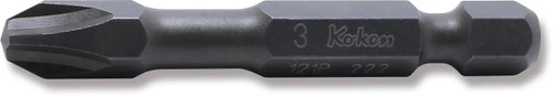 Ko-ken 121P.50-3 1/4 Hex Dr. Bit  PH3  Length 50mm
