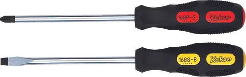 Ko-ken 168S-5 Screwdriver Slotted 5mm  Length 175mm