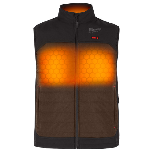 Milwaukee M300N-21S M12 Heated AXIS Vest Kit - Brown S