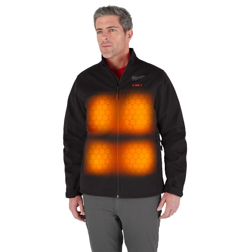 Milwaukee M100B-21L M12 Heated TOUGHSHELL Jacket Kit - Black L