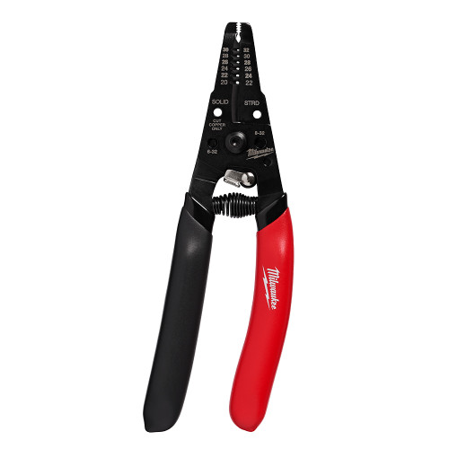 Milwaukee 48-22-3080 20-32 AWG Low Voltage Dipped Grip Wire Stripper & Cutter