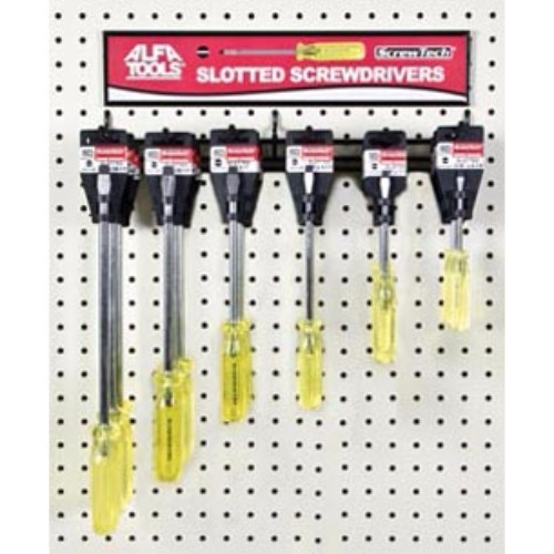 Alfa Tools SCD121H 1/4 x 7-1/2 Slotted Screwdriver Hanger