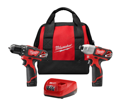 Milwaukee 2494-82 M12 Drill/Impact Combo Kit