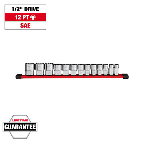 Milwaukee 48-22-9422 12pt Socket Set - SAE