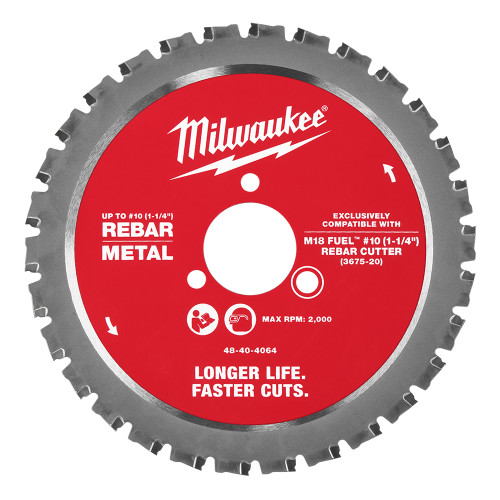 Milwaukee 48-40-4064 Milwaukee Rebar Cutting Blade