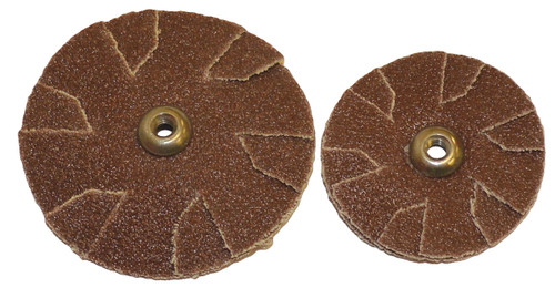 Alfa Tools LD150180 1-1/2" x 180 Grit Aluminum Oxide Overlap Slotted Disc