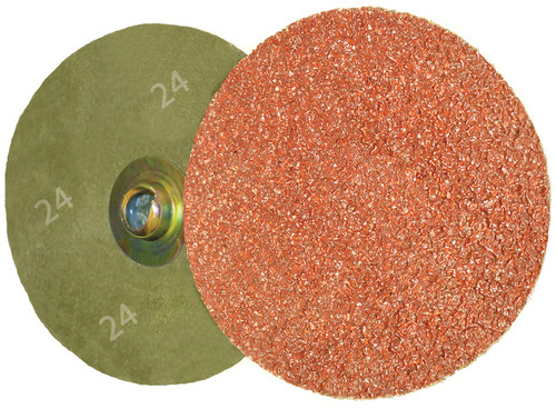 Alfa Tools QDC8100 3" x 100 Grit Ceramic Quick Change Resin Fibre Disc Type 'S'
