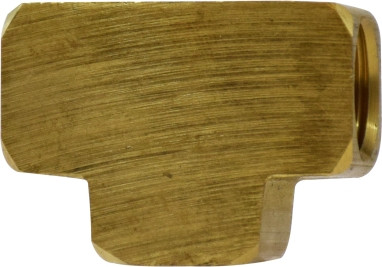 Midland Metal 28027 Union Tee, 1/2 in FNPT x 1/2 in FNPT x 1/2 in FNPT, Brass