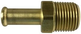Midland Metal 32176 Adapter, 3/8 in Bubble Barbed x 3/8 in MIP, Brass