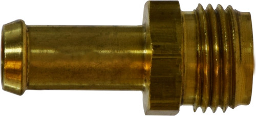 Midland Metal 38836 Connector, 3/8 in Hose Barbed x 3/8 in Male Inverted Flared, Brass