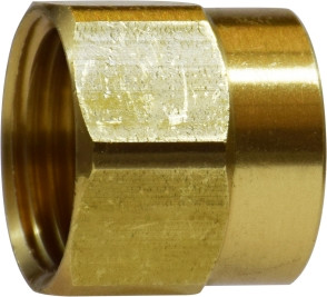 Midland Metal 30078 Straight Rigid Adapter, 3/4 in FGH x 1/2 in FIP, Brass
