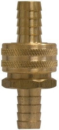 Midland Metal 30462 Coupling Set with Hex Nut, 5/8 in 5/8 in, Brass
