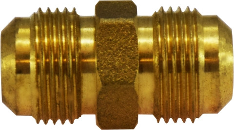 Midland Metal 14011 Space Heater Unions, Space Heater and Gas Range Fittings, 3/8 Od Space Heater Union, Brass Fittings
