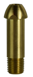 Tailpiece with Hex/Flats MED POL HEX TAILPIECE - 34012