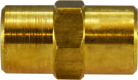 Midland Metal 12342 British Brake Line Union, 3/16 in Bubble Inverted Flared x 3/16 in Bubble Inverted Flared