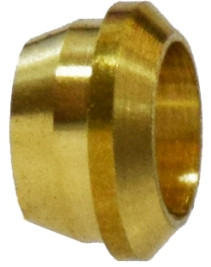 Midland Metal 27001 Self-Align Sleeve, 1/8 in Compression, Brass
