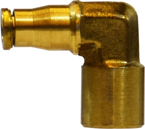 Midland Metal 20091 Elbow, 3/8 in Tube OD x 1/4 in FNPTF, Brass