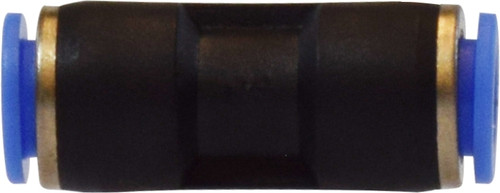Midland Metal 20024C Union Connector, 1/2 in Push-In Tube x 3/8 in Push-In Tube, Composite
