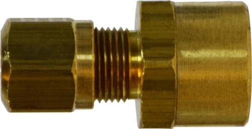 Midland Metal 38064 Adapter, 3/8 in Tube OD x 3/8 in FNPTF, Brass