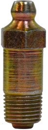 Midland Metal 36112 Ball Check, 1/8-27 Thread, MNPTF Thread, 0.437 in Hex, Steel, 1-1/4 in OAL