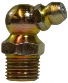 Midland Metal 36118 65 deg Ball Check, 65 deg, 1/8-27 Thread, MNPTF Thread, 0.437 in Hex, Steel, 0.86 in OAL