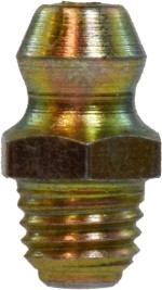 Midland Metal 36140SS Short Ball Check, Steel Grease Fittings, 1/4-28 Ss Short Grease Ftg, Brass Fittings