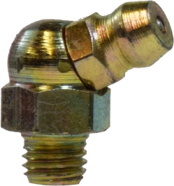 Midland Metal 36147 45 deg Short Ball Check Elbow, 1/4 in 1/4 in, Steel