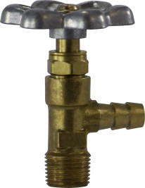Midland Metal 46451 Truck Valve, 5/8 x 3/8 in Nominal, Hose Barbed x MIP, 250 psi Pressure